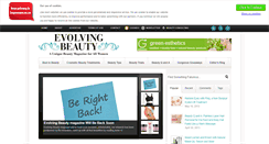 Desktop Screenshot of evolvingbeauty.co.uk